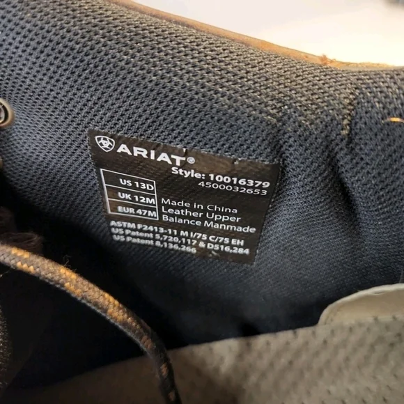 Ariat Terrain Hiking/Work Boot Steel Toe 10016379 - Picture 9 of 10